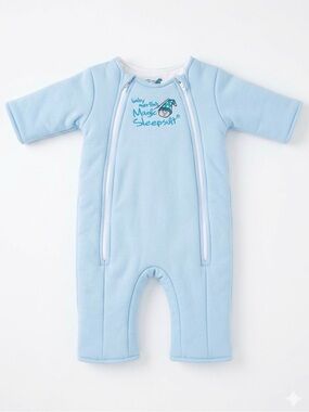 Halo Baby Merlin’s Magic Sleepsuit Baby One-Piece in Light Blue